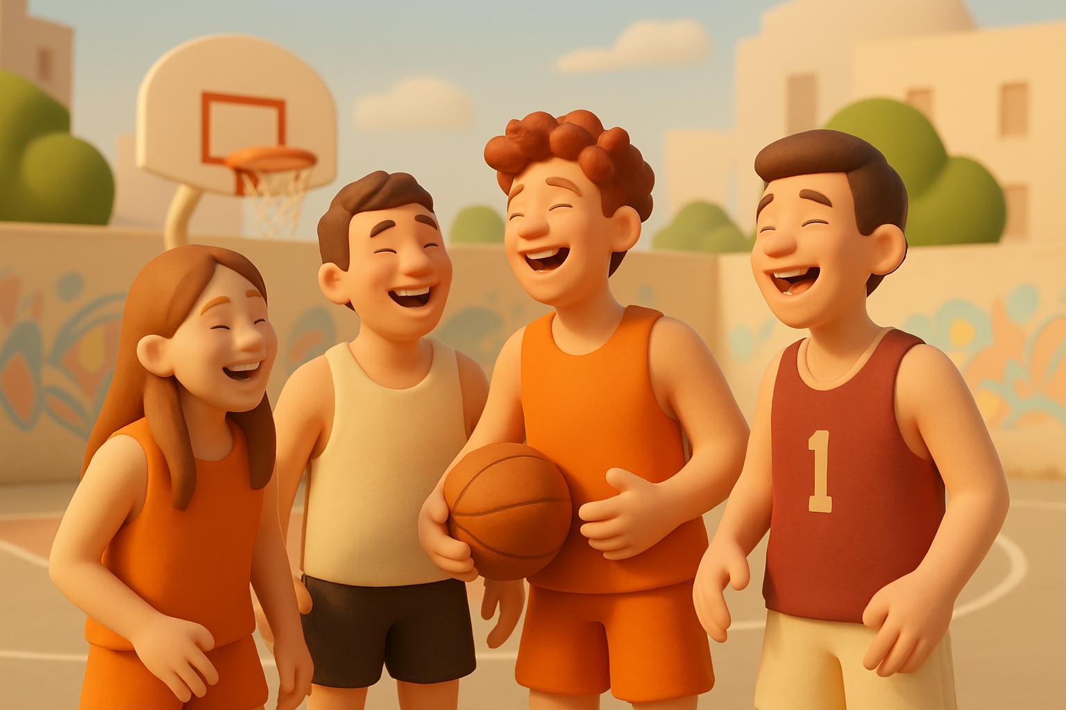 Basketball players